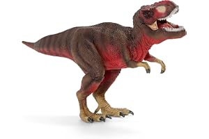 schleich DINOSAURS Tyrannosaurus Rex, röd, från 4 år, 72068 - Leksaksfiguren, 28 x 10 x 14 cm