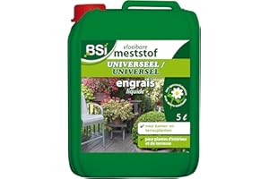 BSI - Engrais - Plantes d'Intérieur Ou Balcon - Universel - Liquide - Avec Oligo-éléments Et Chélates - 5L, Aucune