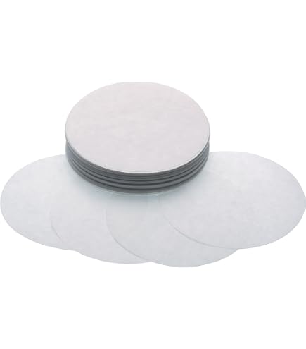1000 Fogli Carta Per Hamburger Rotonda - Diametro 13 Cm, Antiaderente E Impermeabile, Per Separare Polpette, Cheeseburger, Cottura (Bianco)