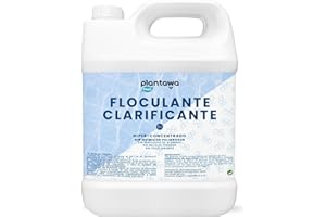 PLANTAWA Pool Flocculant Liquid 5L | Clarifier Water Clarifier Clarifier Pool | Improves Filtration and Groups Particles in Bottom | Fast Action and Accurate Dosing | Compatible with All Types of Pools