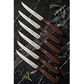 Lazbisa Hand Caft Serisi Steak Mutfak Bı&ccedil;ak Seti 6'lı Steak Et Yemek Bı&ccedil;ağı (MFT-2344)