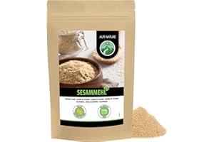 Alpi Nature Semillas Sésamo Molido 500g, Polvo de Semillas de Sésamo Blanco, Harina sin Gluten
