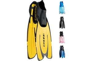 CRESSI Agua Fins - Palmes Chaussantes de Snorkeling, Unisexe Adultes et Enfants