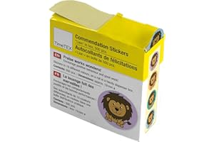TimeTEX Pegatinas de elogios "León", 560 unidades, 19 mm de diámetro