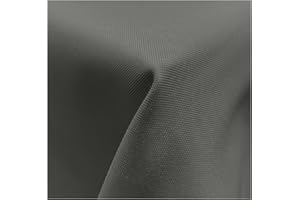 ‎JEMIDI JEMIDI Tischdecke 130 x 260 cm wasserabweisend - Gartentischdecke abwaschbar quadratisch - Outdoor Tischdecke - Tischtuch mit Fleckenschutz - anthrazit