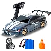 BORSTOYPRO Coche teledirigido 1:14 Drift Auto 4WD GT Drifting RC Cars Drifting con palanca de gas proporcional, juguete de ca
