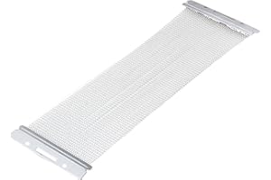 BQLZR Snare Wire Silver 32x10.7cm Steel Drum Snare Wire 13 Inch 40 Strand Snare Wire for Drum Parts，40 Wire