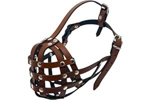 L&J PETS UK Bozal de perro de piel ligera para Boxer y otros perros con hocico corto