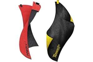 ‎STRYVE STRYVE | Towell + Mixed | Sporthandtuch mit Tasche und Magnetclip, Bekannt aus Die Höhle der Löwen | Schwarz + Rot