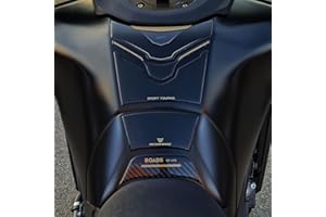 Resin Bike Adhesivos de Moto Compatibles con Yamaha Tracer 9 GT 2025. Protection de Tanque de Choques y Arañazos de Moto. Pegatinas 3D Resinadas Made in Italy