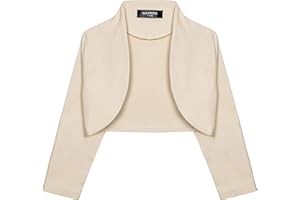Bolerose Chicas Manga 3/4 Formal Niñas Bolero Cárdigan