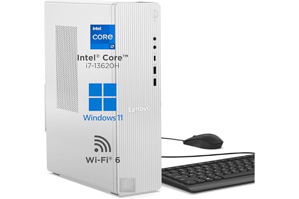 Lenovo IdeaCentre Tower 13th Gen Core i7-13620H (32GB RAM/1TB SSD/Windows 11/Microsoft 365 Basic + Office Home 2024/Wifi 6/Bl