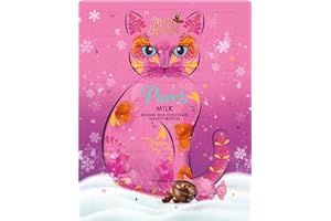 Monty Bojangles Purrs Advent Calendar Chocolate Truffles (250g), Perfect Gifts For Chocolate Lovers With Delicious Truffles, Gorgeously Illustrated Christmas Advent Calendar