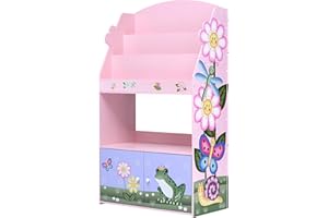 Fantasy Fields Magic Garden Kids Libreria in legno a 3 livelli e cassetto portaoggetti Multi TD-13394MG