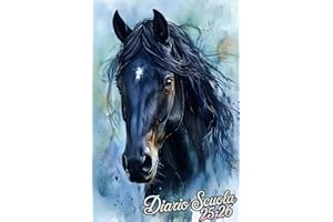 Diario Scuola 2025 2026: Agenda Giornaliera per Studente Scuola Elementari Medie Superiori | Planner Scolastico Da Settembre 2025 a Luglio 2026 | Cavallo.