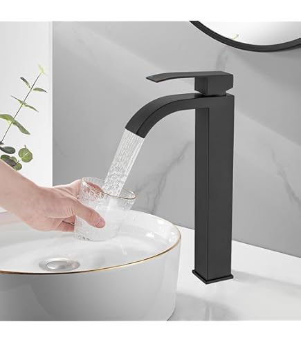 Bianca Tall Basin Mixer Matte Black YSW3215-01A| Melbourne