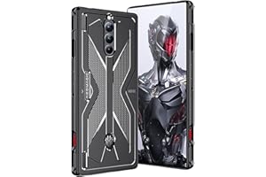 GIOPUEY Funda Compatible con Nuba Red Magic 8 Pro/Pro+, Material de TPU es Ultra-Delgado Case [Resistente al Desgaste] [Antideslizante] Cover - Negro