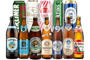 BEER HUNTER German Breweries 500ml Mixed Case (12 Pack) | Selection of Authentic Lagers, Pilsners & Ales - Beer Gifts for Men, Craft Beer Gift Set, Lager Gift Set,