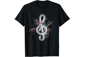 MUSIQUE PIANISTE IDÉE CADEAU PIANO Clé De Sol Piano T-Shirt