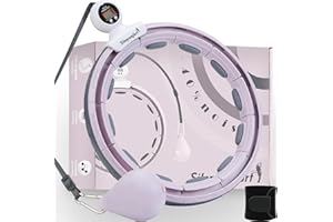 Silencomfort hula hoop fitness dimagrante, Silenzio Smart Hula Hoop, ulaop con peso palla, Intelligente Professionale, 16 Nodi, Non Cade Mai, per adulti e principianti
