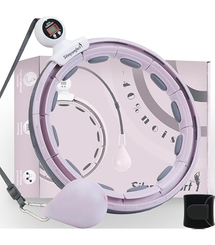 Materiel Sport Maison Victoper 12 4 Amovibles Et Ru00e9glables Smart Hula Hoop,Smart Hula Hoop Cerceau Hula Hoop