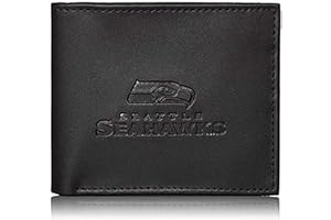 Team Sports America Leather Seattle Seahawks Bi-fold Wallet