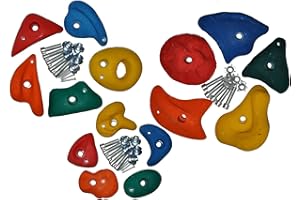 Loggyland Ensemble de Pierre d'escalade 15 Pièce - Mixte Tailles