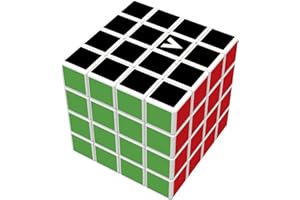 GIGAMIC V-CUBE 4 x 4 White Flat | Professional, Fast, and Smooth | Speed Cube | Puzzle | Fidget Toy