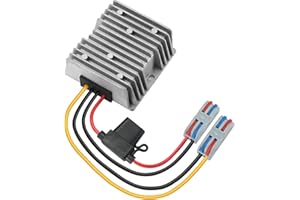 YABOANG Alimentatore DC/DC scendere da 20-60V a 12V, convertitore di tensione con fusibile a 12V20A 240W MAX Trasformatore di potenza per automotive, luci LED, banchina della barca, strumenti e altro.
