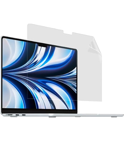 Hugfads Film Protection Écran Microfibre MacBook – Anti-Traces, Anti-Rayures, Compatible Pro 13"/14" & Air 13", + Chiffon Offert