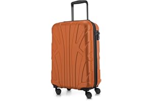 Suitline - Equipaje de Mano, Maleta Cabina, Maleta De Mano, Trolley, 4 Ruedas, ABS extremista Ligero, TSA, 55 cm, 34 litros,