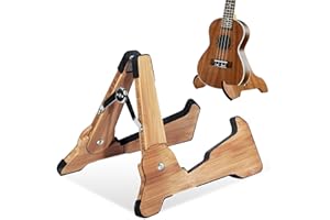SUNOYA Supporto per Chitarra Pieghevole, Portatile e Stabile, per Chitarra Classica, Acustica ed Elettrica