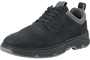 Tommy Hilfiger Męskie buty Hilfiger Nubuck Mix Hybrid Shoe Driver, czarne, 9 UK, Czarny, 43 EU