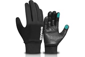 SAWANS Dziecięce zimowe rękawiczki rowerowe bieganie chłopcy ekran dotykowy antypoślizgowe termiczne dzieci dziewczęta ciepłe na zewnątrz rower sport piłka nożna, rugby, kolarstwo górskie, spacery na