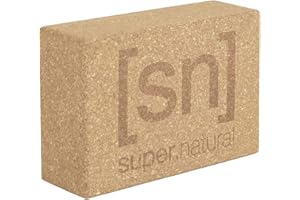 ‎SUPER.NATURAL super.natural Yogablock, 22,8 x 15,2 x 7,6 cm, KARANA BLOCK, Farbe: Kork