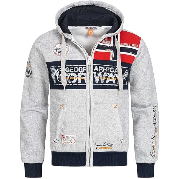 GEO NORWAY GOTZ Heren - Hoodie met ritssluiting - Sweatshirt