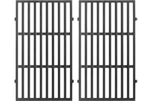 GIRXZYBX 44.5CM Grillrost für Weber Spirit I & II 200 210 (Bedienknöpfe vorne) E-210, E-220, S-210, S-220, Gusseisen Ersatzroste für Weber 7637 ersatzteile