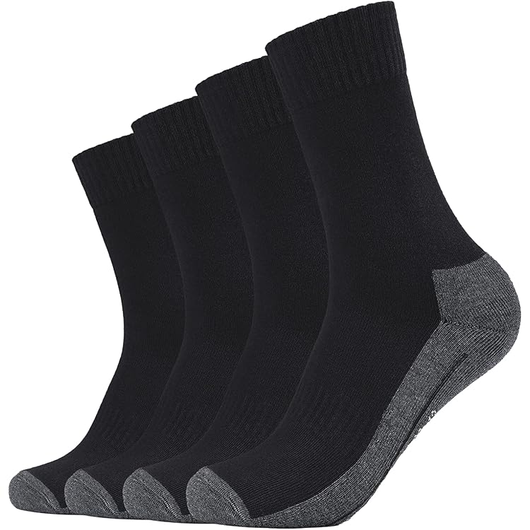 Camano Sportsocken 4er Pack – Kurz, Atmungsaktiv, Größe 43-46, ProTex-Technologie, Für Herren & Damen