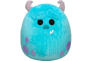 Squishmallows Orignal Pixar 14-Inch Sulley Plush - Add Sulley to your Squad, Ultrasoft Stuffed Animal Large Plush Toy, Blue