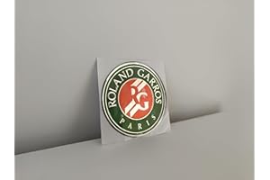 GÉNÉRIQUE Logo Emblème Badge Sticker Autocollant Monogramme adhésif Roland Garros RG Compatible avec Peugeot 106 206 CC 306 806 Cabriolet Cab et berline