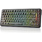 ATTACK SHARK X82PRO HE 75% Kablosuz Gaming Klavye &ndash; Hall Effect Manyetik Switch, Rapid Trigger, 0.01mm Ayarlanabilir Tepki No