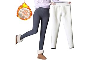 Joligiao Leggings Termicos Mujer Mallas Invierno Pantalones Térmicos Deportivos Elásticos Alta Cintura Forro Polar Polainas Adelgazantes para Yoga Running Training Fitness