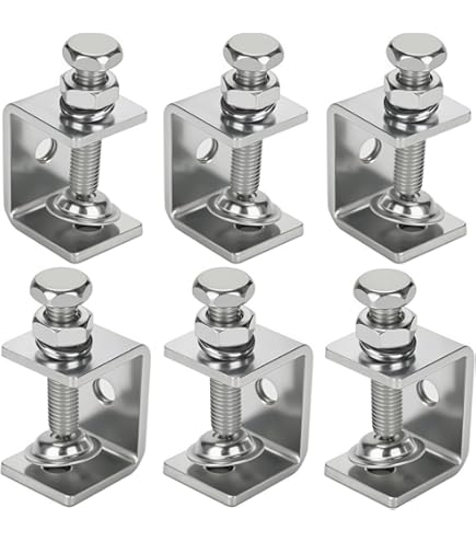 Uxcell Stainless Steel C-Clamp, 98mm Wide Jaw Opening With T-Bar Handle - View #2