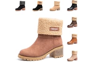 Anokar Bottes de Hiver Femme Fourrées Talon 6CM Gr.35-43