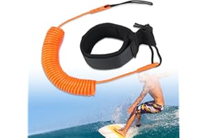 MAJOYLIFE 10 Pieds Leash Paddle,Rétractabl Leash de Planche de Surf pour Stand Up Paddle Board,Kayak