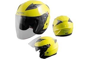A-PRO SRL Motorradhelm Helm Sturzhelm Jethelm Roller Innensonnenblende Visier