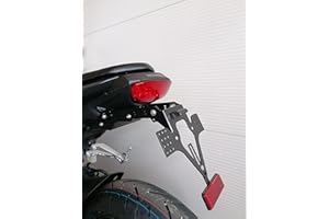 kurzer Kennzeichenhalter für Honda CB125R ab2018 Kennzeichenträger GroFaTec EVO Set Spritzschutz CB 125 R Nummernschild cb125 r Träger Halter kurzes Heck Heckumbau