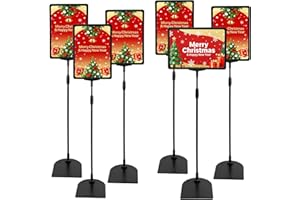 JAOGAUS Lot de 6 supports d'affichage A4, porte affiche réglable 60-100 cm sur pied, présentoir en métal avec base lestée stable pour entreprise, bureau, menu restaurant et affichage d'informations