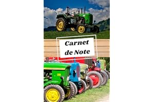 carnet de note tracteur ancien: journal pour les amoureux de tracteurs et machines agricoles vintage / rétro / de collection