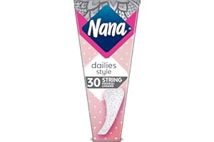 Nana Dailies Style Protège-Lingerie String - Protège-Slip Fin et Flexible - 30 Protège-Slips - Lot de 2